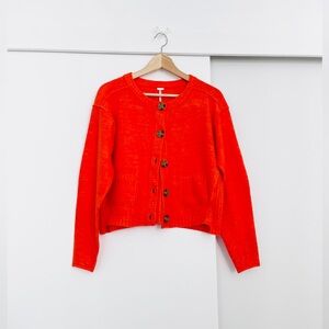 NWOT Free People Luna Cardigan Sweater Wool Blend Size XS